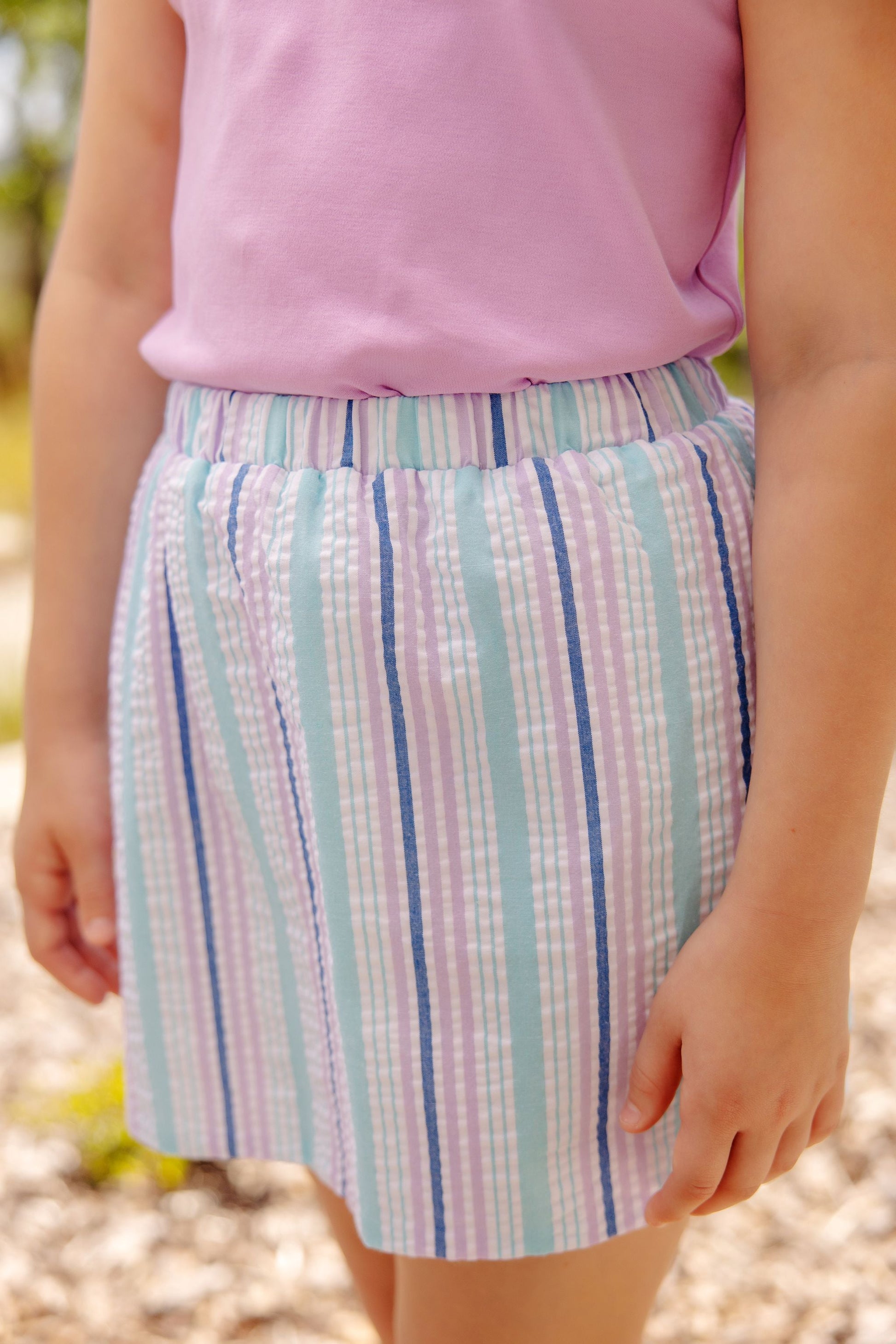 Beaufort Bonnet Susanne Skirt - Sycamore Seersucker Stripe