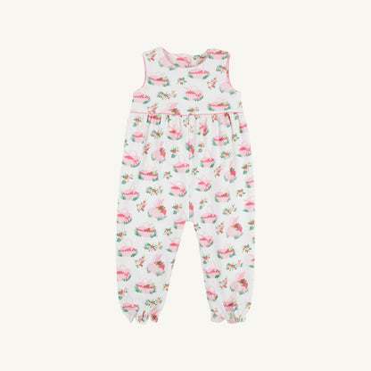 Beaufort Bonnet Sleeveless Rebecca Romper - Pink Picnic Pack