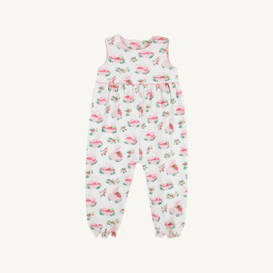 Beaufort Bonnet Sleeveless Rebecca Romper - Pink Picnic Pack