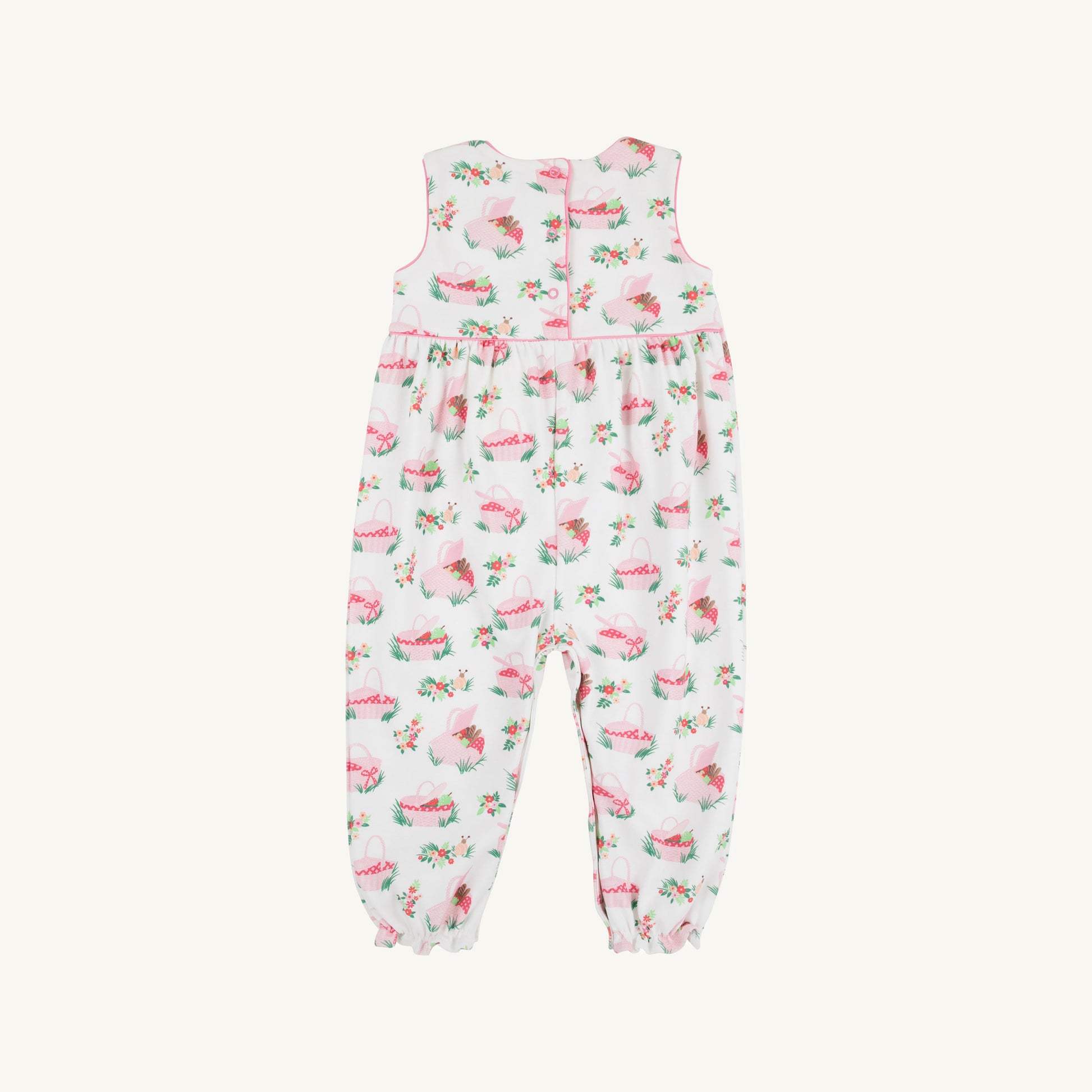 Beaufort Bonnet Sleeveless Rebecca Romper - Pink Picnic Pack
