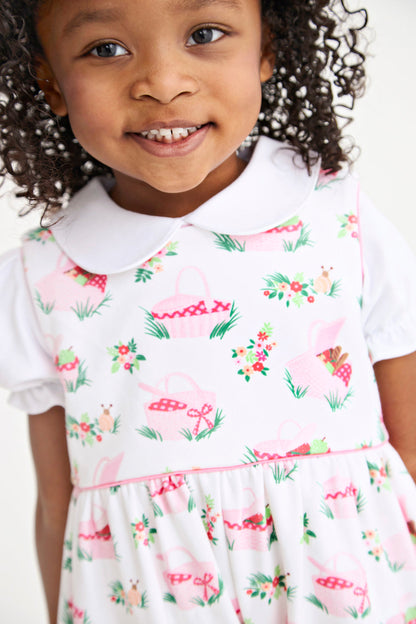 Beaufort Bonnet Sleeveless Rebecca Romper - Pink Picnic Pack
