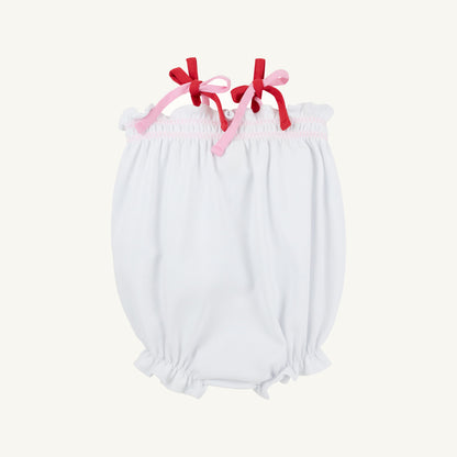 Beaufort Bonnet Rosey Romper - Worth Avenue White, Richmond Red and Pier Par