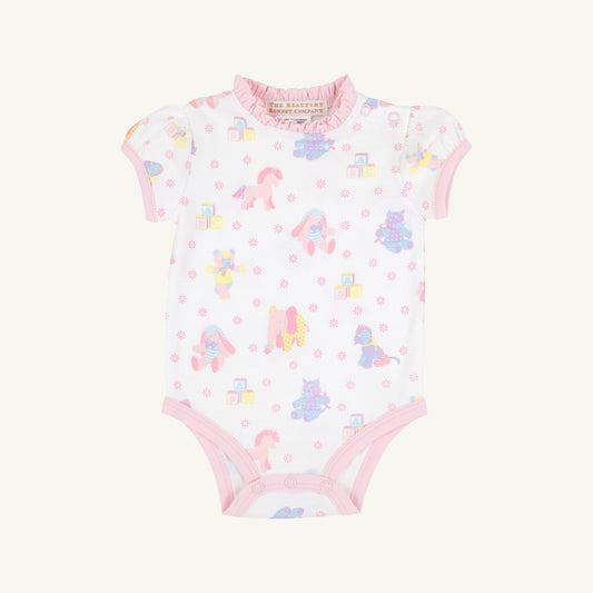 Beaufort Bonnet Wendy Onesie - Cuddle up Cutie (Palm Beach Pink)