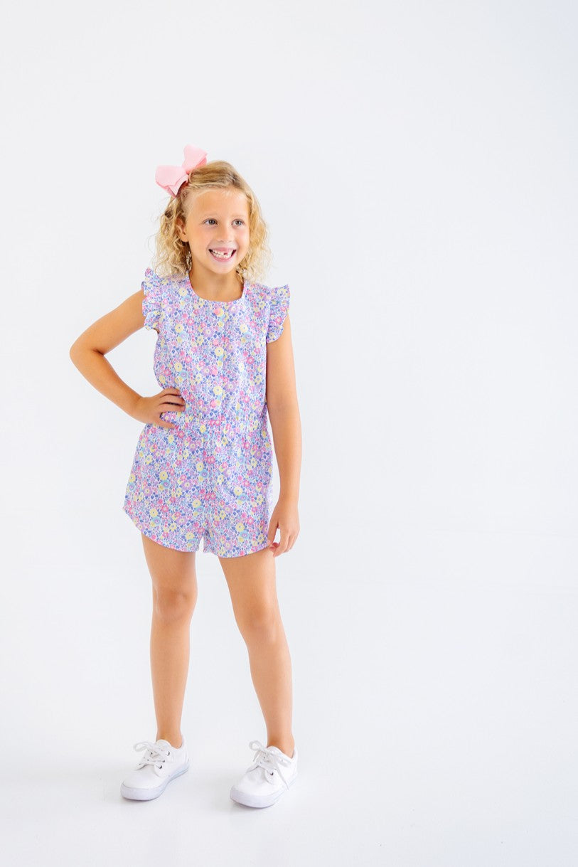 Beaufort Bonnet Marion Rose Romper - Briar Patch Petals