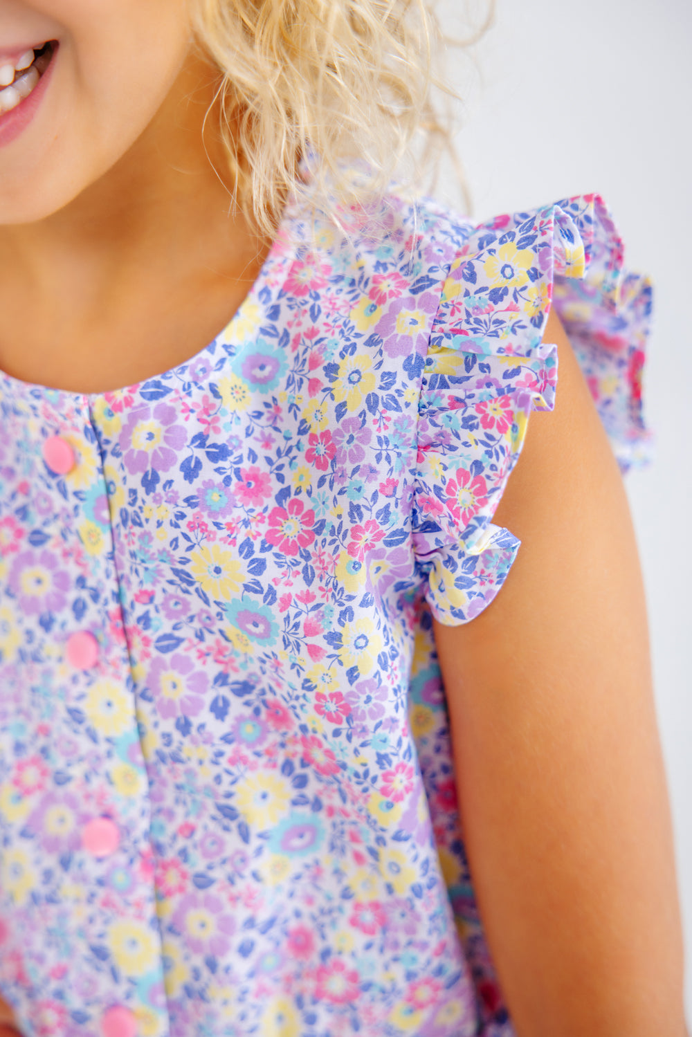 Beaufort Bonnet Marion Rose Romper - Briar Patch Petals
