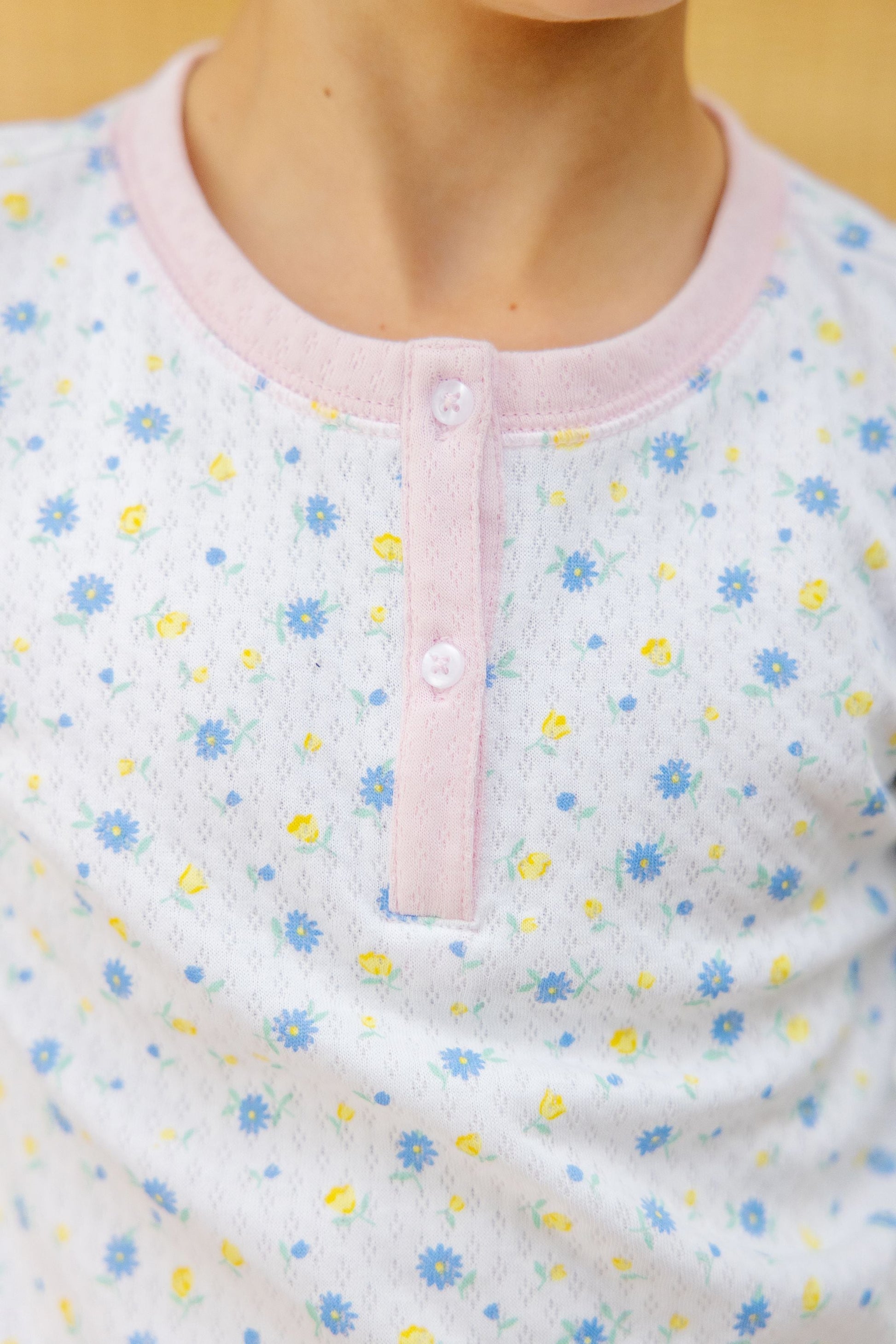 Beaufort Bonnet Sara Jane's Long Sleeve Short Set (Pointelle) - Dunwoody Dai