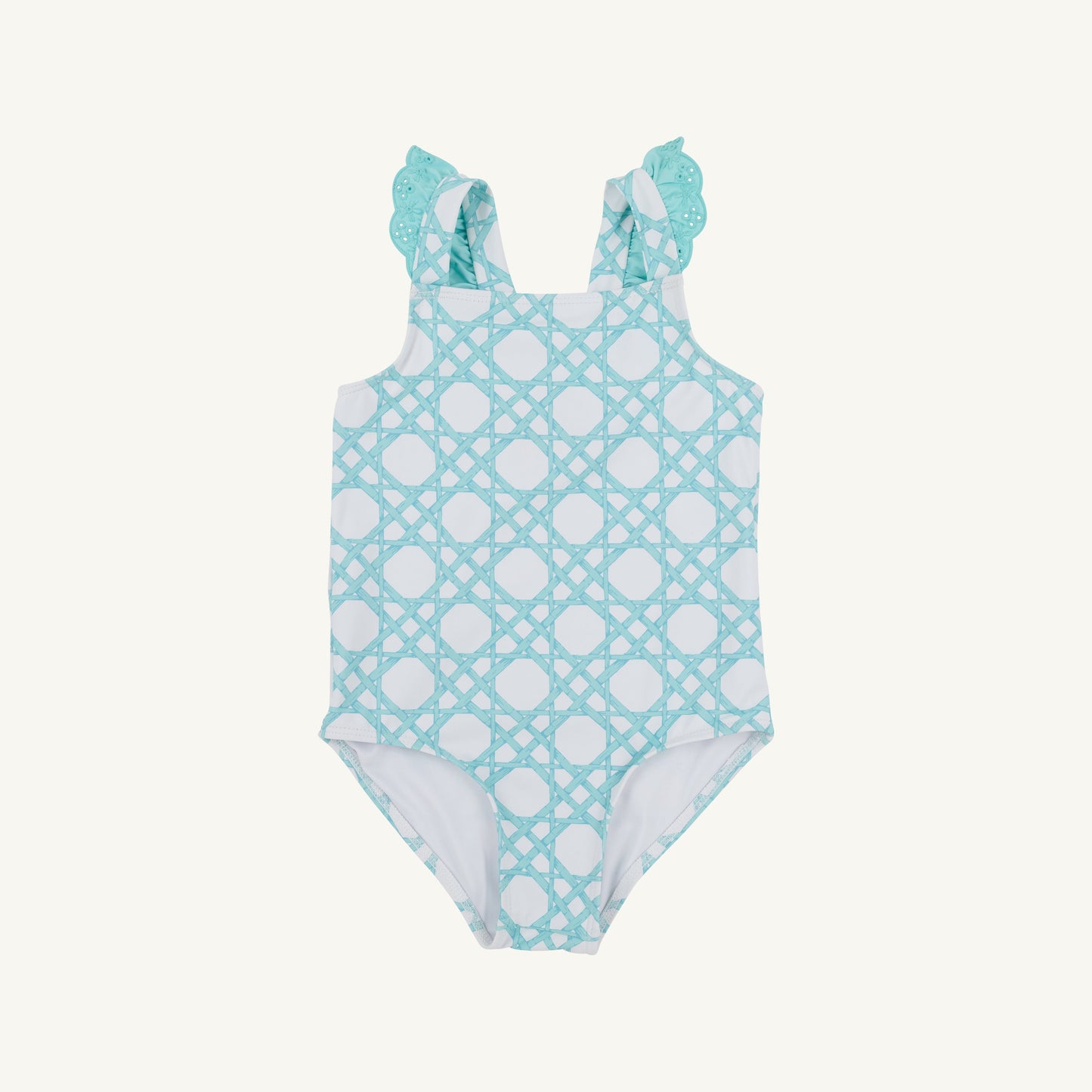 Beaufort Bonnet Long Bay Bathing Suit - Catamaran Cane & Edisto Egg Blue