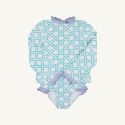 Beaufort Bonnet Wave Spotter Swim Set - Catamaran Cane & Lauderdale Lavender