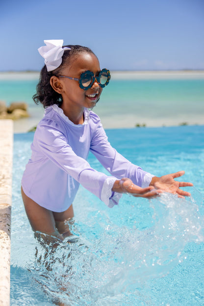 Beaufort Bonnet Winnie's Wave Spotter Swim Shirt - Lauderdale Lavender