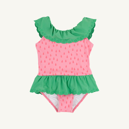 Beaufort Bonnet Sandy Swimsuit - Suffolk Seeds & Gibson Island Green