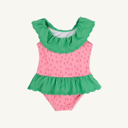 Beaufort Bonnet Sandy Swimsuit - Suffolk Seeds & Gibson Island Green