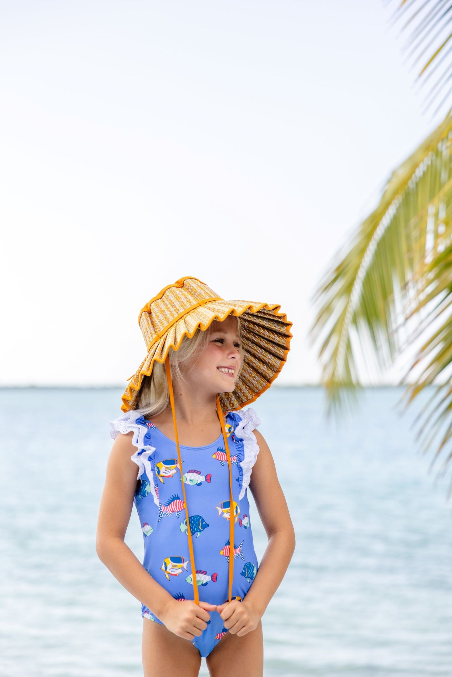 Beaufort Bonnet Ruehling Ruffle Bathing Suit - Here Fishy Fishy