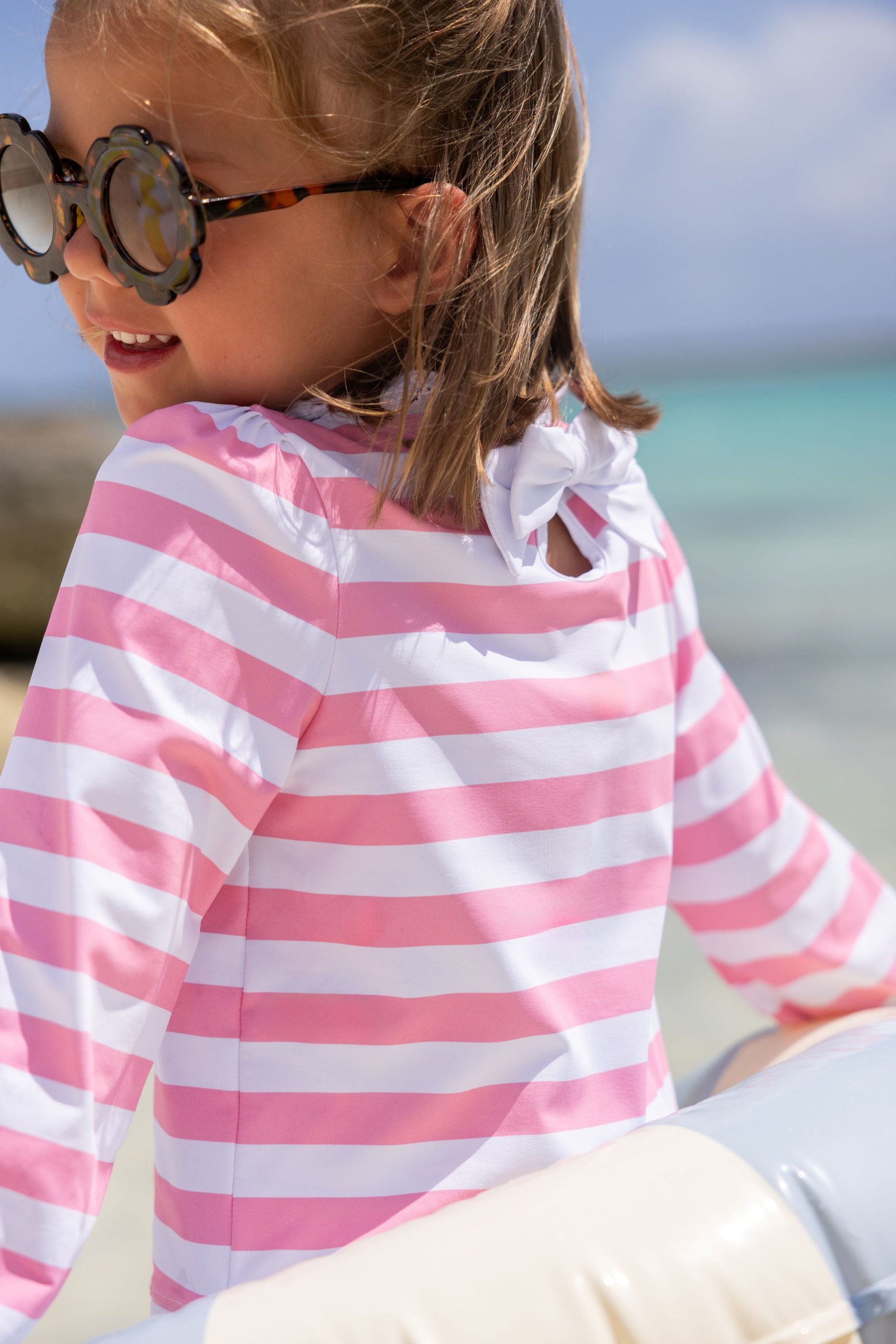 Beaufort Bonnet Winnie's Wave Spotter Swim Shirt (UPF 35+) - Caicos Cabana S