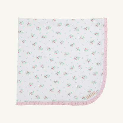 Beaufort Bonnet Baby Blanket - Lancaster Gate Garden & Palm Beach Pink
