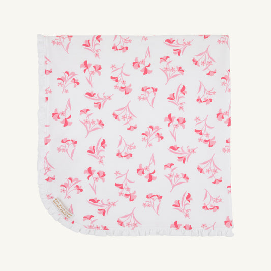 Beaufort Bonnet Baby Blanket - Fontaine Floral & Worth Avenue White