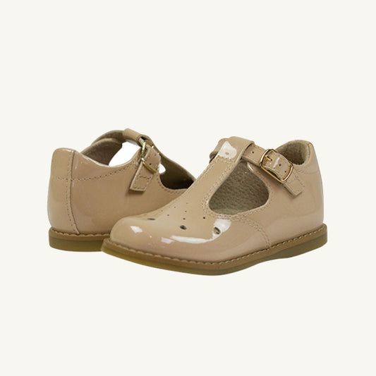 Beaufort Bonnet Footmates Harper Mary Jane - Newport Nude Patent