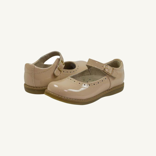 Beaufort Bonnet Footmates Ella Marie Mary Jane - Newport Nude Patent