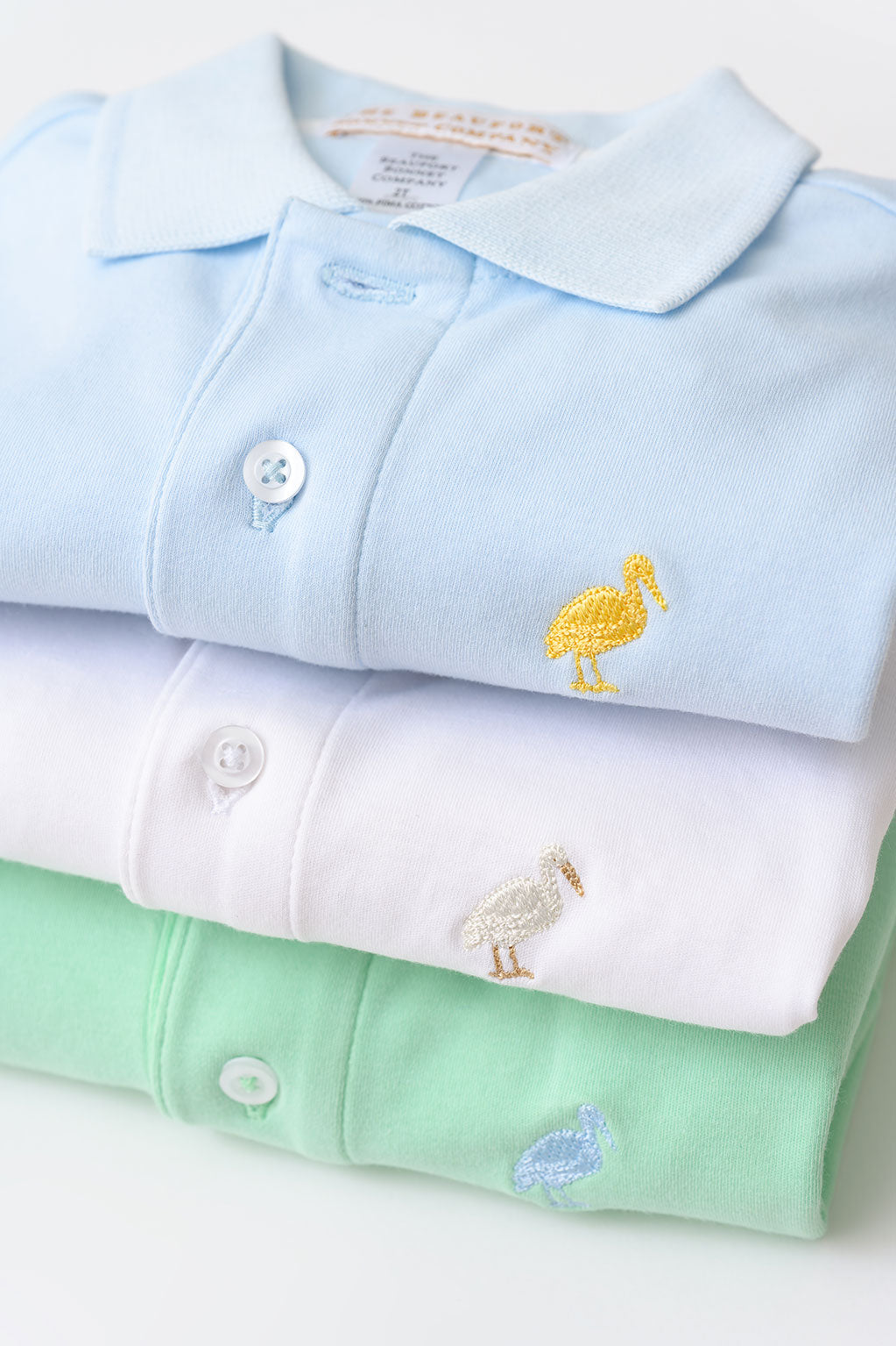 Beaufort Bonnet Prim & Proper Polo & Onesie - Bardstown Blue