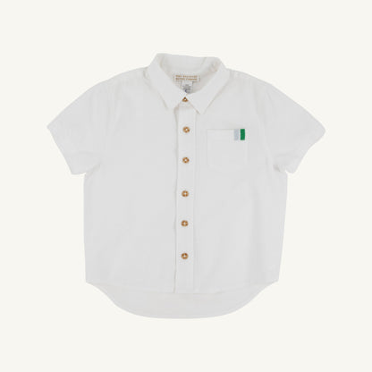 Beaufort Bonnet Short Sleeve Dean's List Dress Shirt (Linen) - Worth Avenue