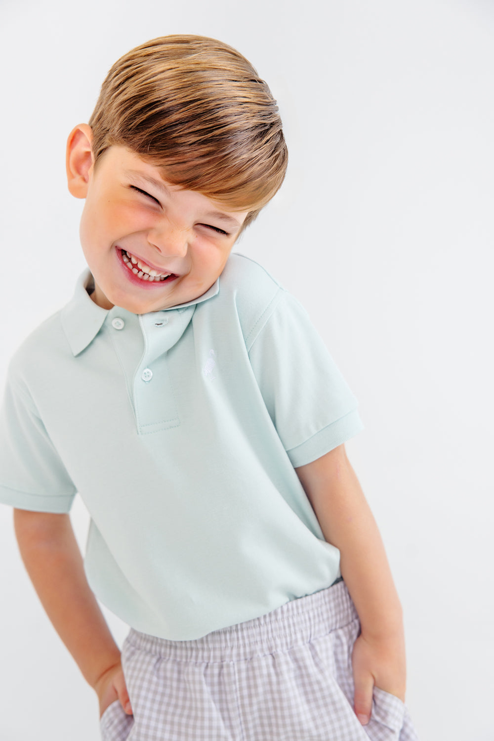 Beaufort Bonnet Prim & Proper Polo & Onesie - Old Greenwich Green