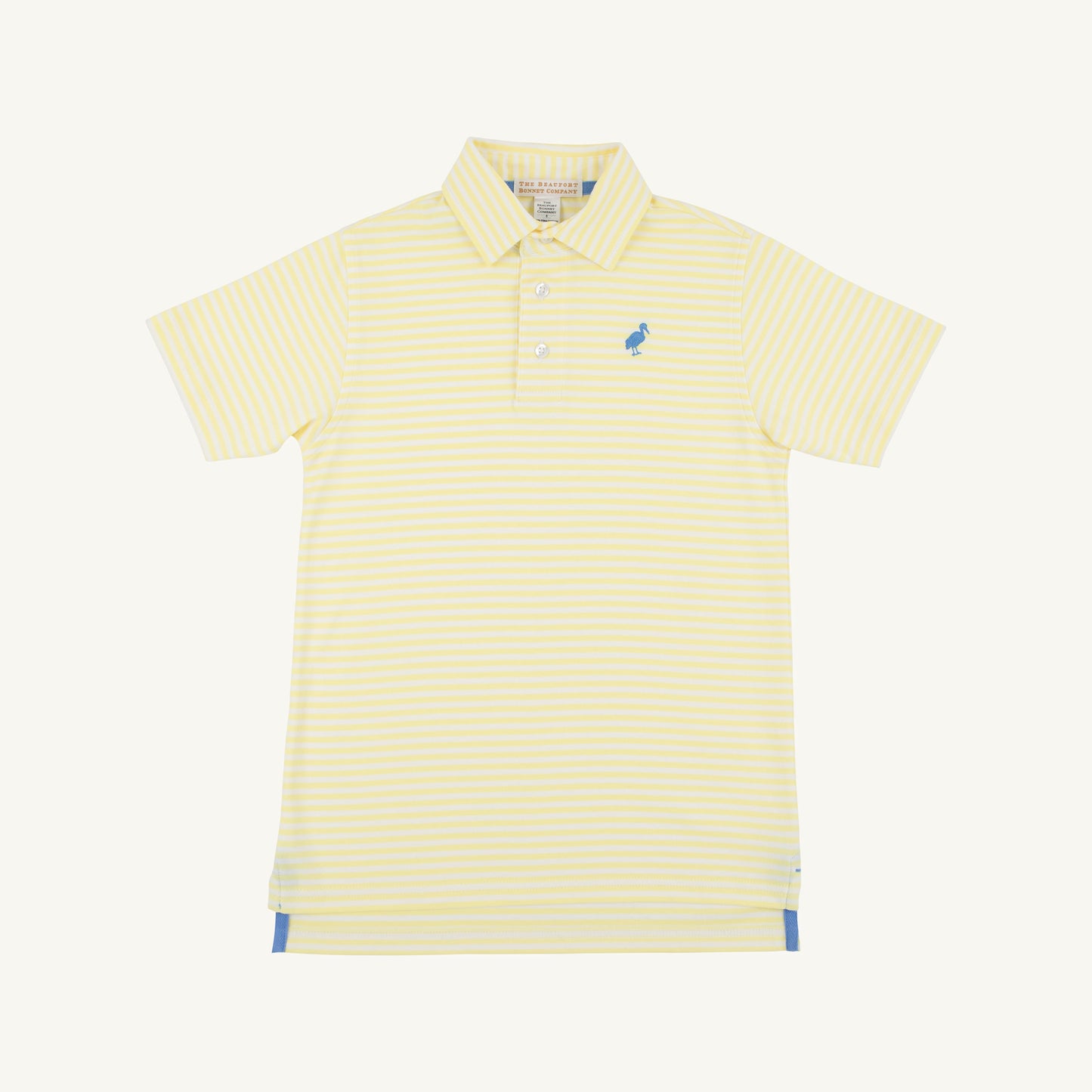 Beaufort Bonnet Prim & Proper Polo & Onesie - Lake Worth Yellow Stripe