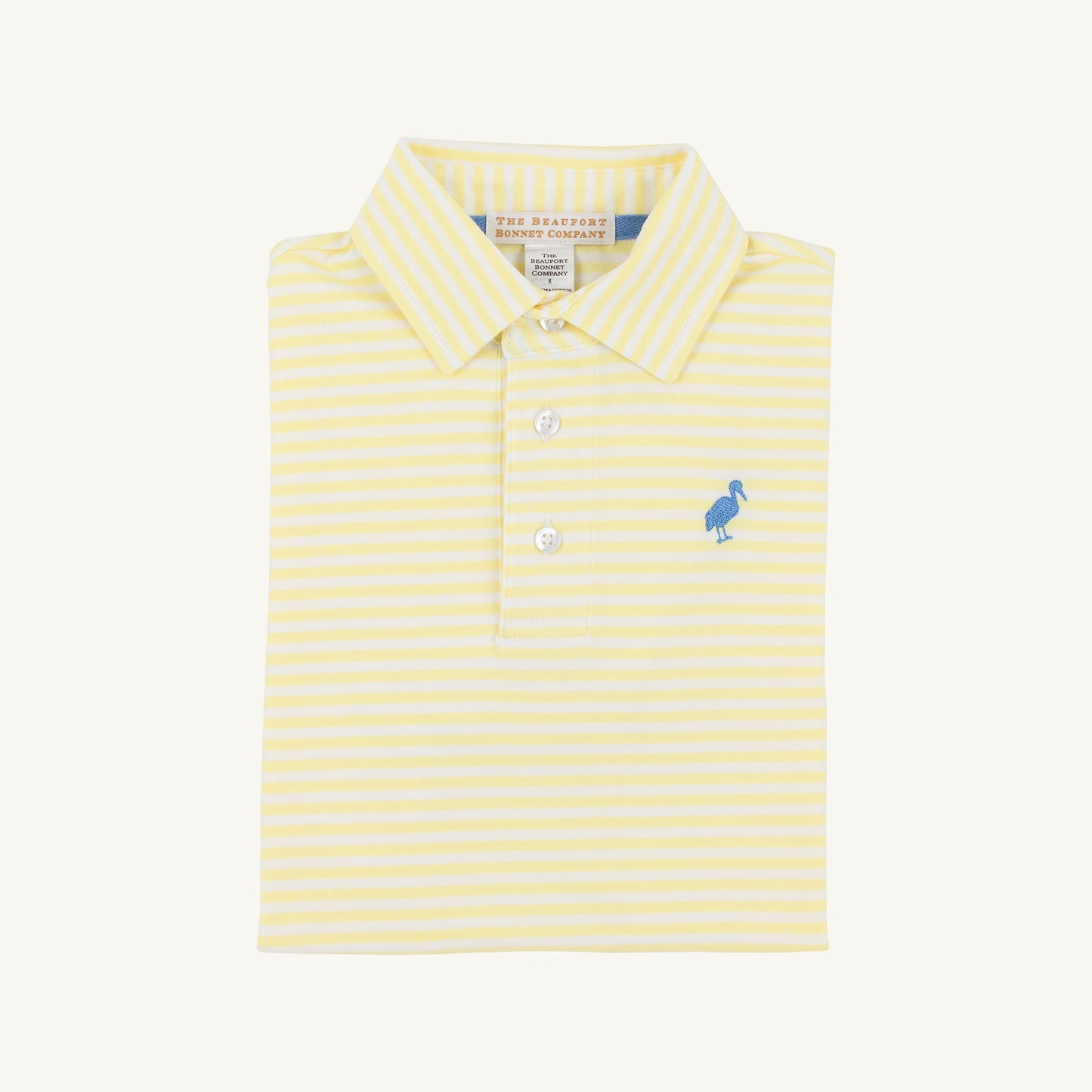 Beaufort Bonnet Prim & Proper Polo & Onesie - Lake Worth Yellow Stripe