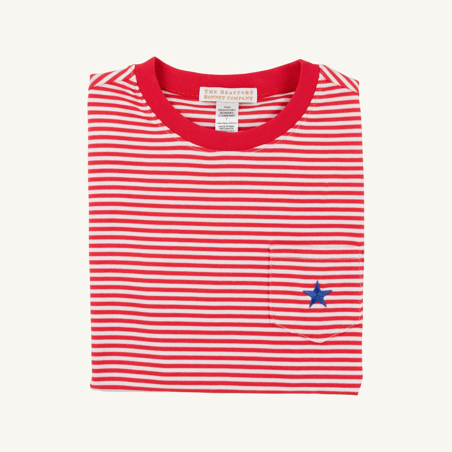 Beaufort Bonnet Carter Crewneck - Richmond Red Stripe