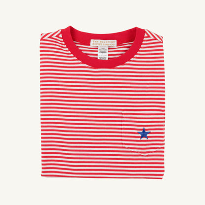 Beaufort Bonnet Carter Crewneck - Richmond Red Stripe