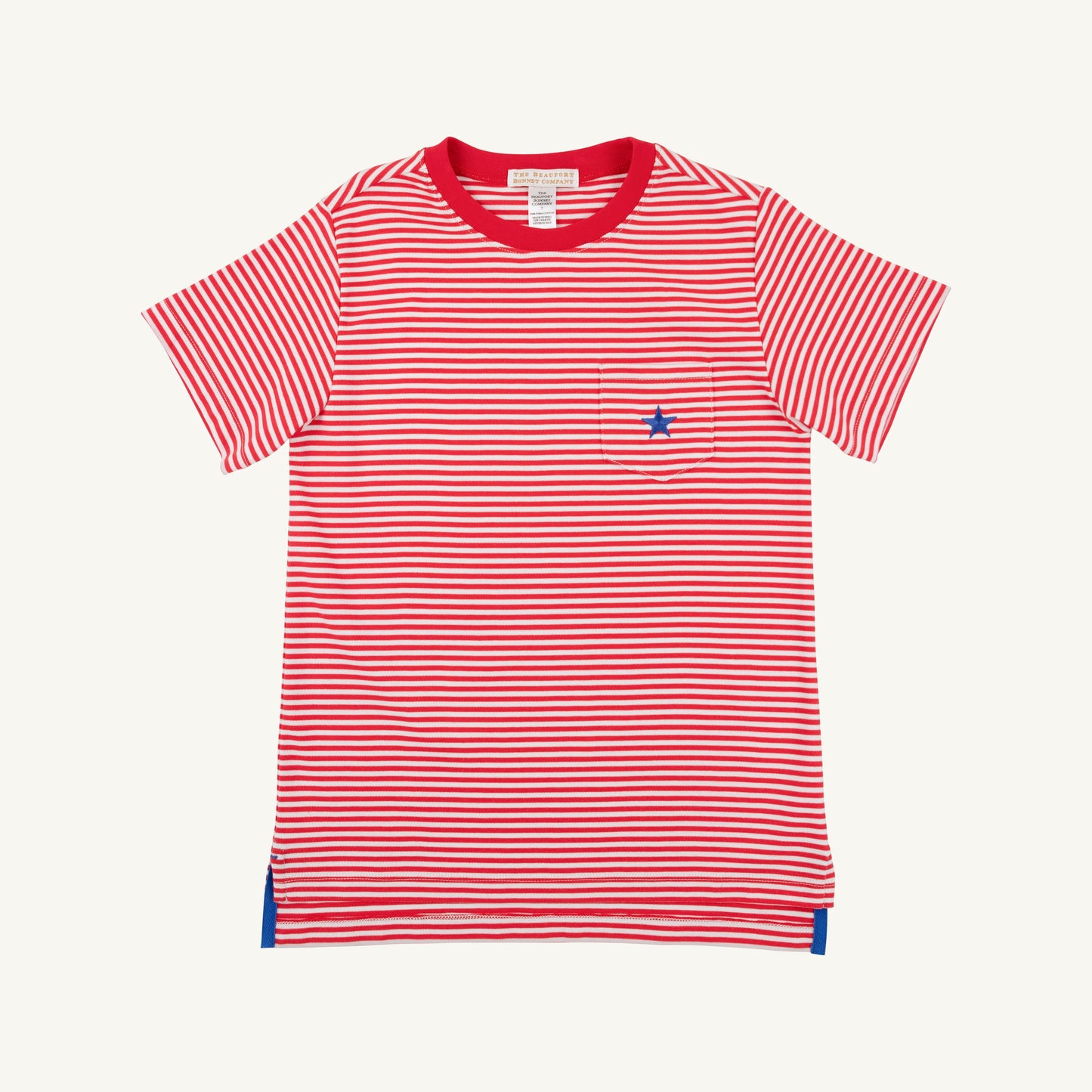 Beaufort Bonnet Carter Crewneck - Richmond Red Stripe
