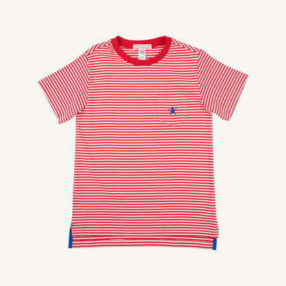Beaufort Bonnet Carter Crewneck - Richmond Red Stripe