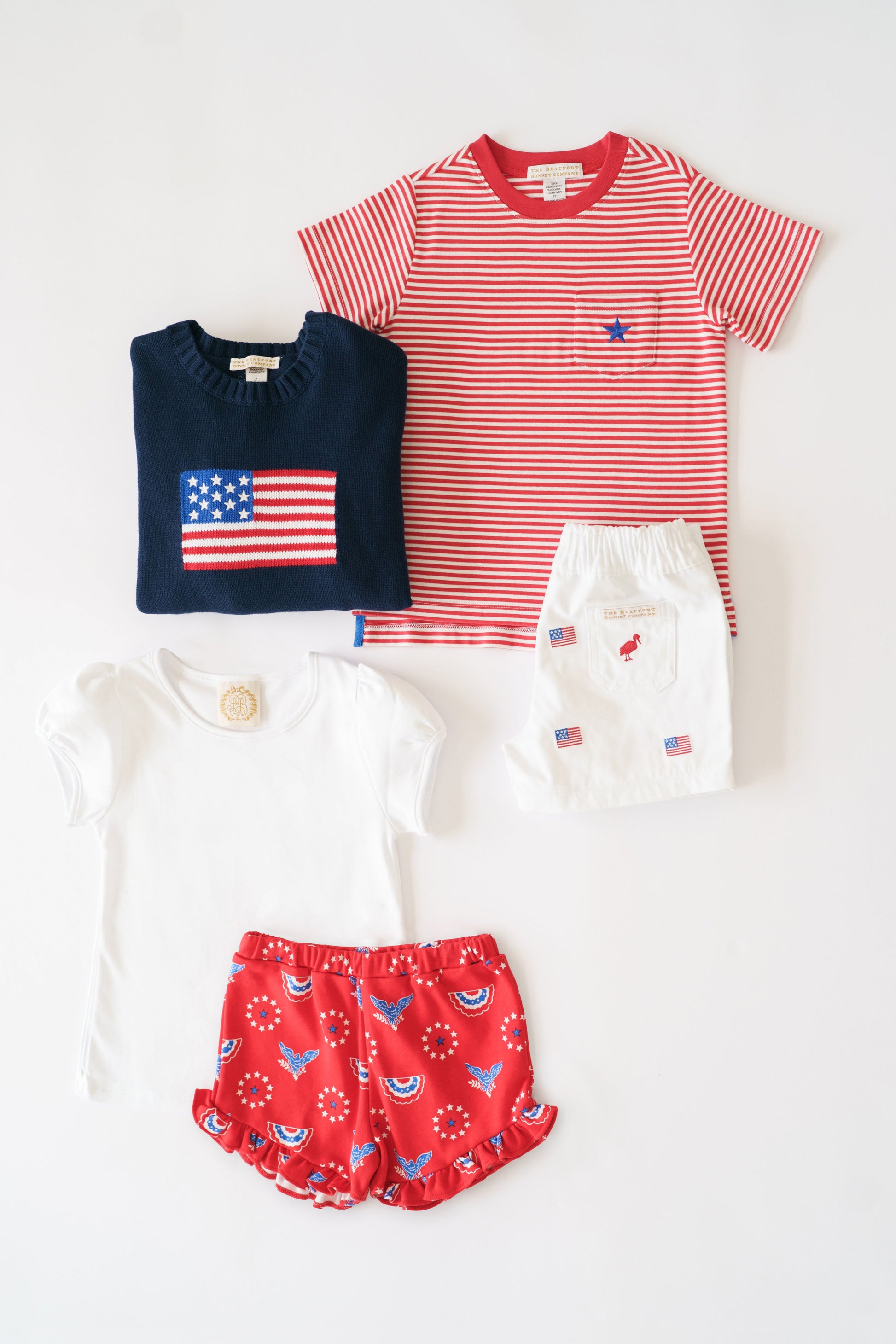Beaufort Bonnet Carter Crewneck - Richmond Red Stripe
