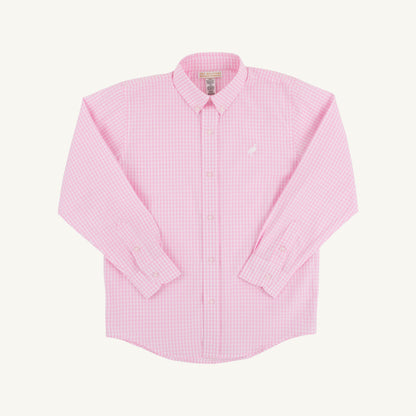 Beaufort Bonnet Dean's List Dress Shirt - Pink Greenbrier Gingham