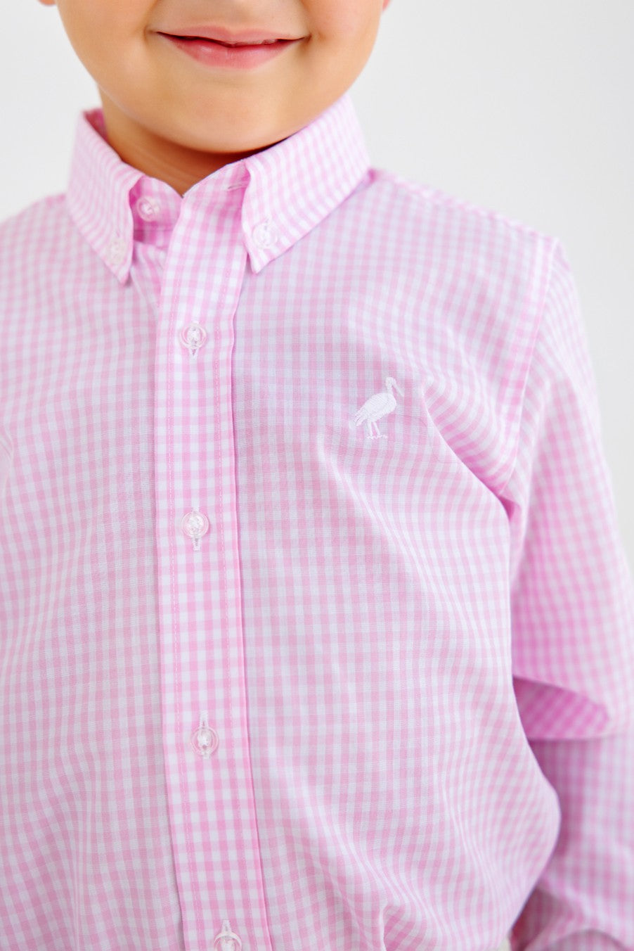 Beaufort Bonnet Dean's List Dress Shirt - Pink Greenbrier Gingham