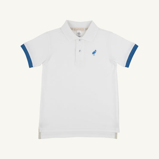 Beaufort Bonnet Prim & Proper Polo & Onesie - Worth Avenue White