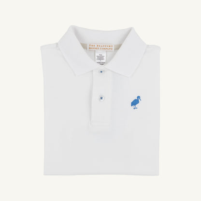 Beaufort Bonnet Prim & Proper Polo & Onesie - Worth Avenue White