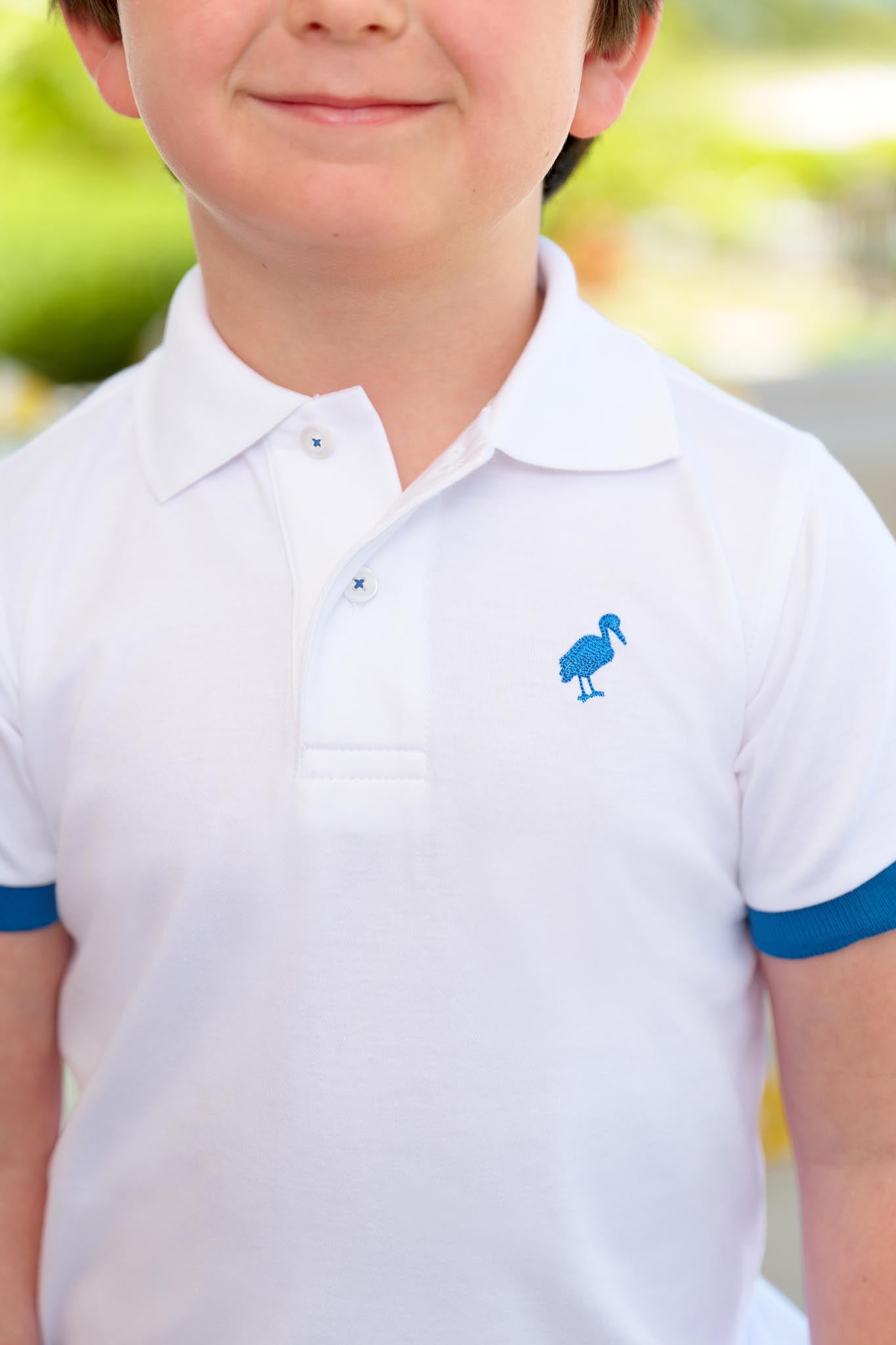 Beaufort Bonnet Prim & Proper Polo & Onesie - Worth Avenue White