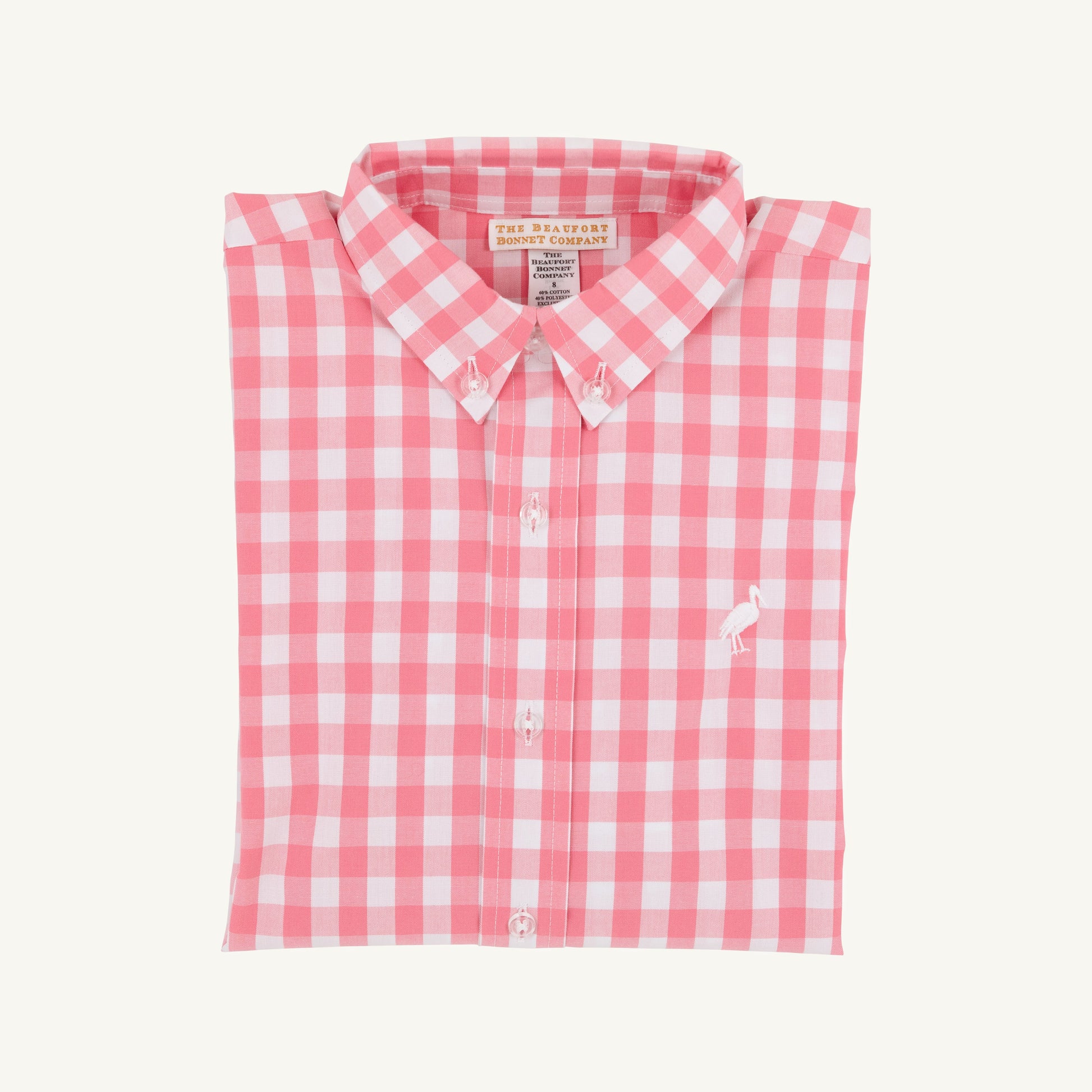Beaufort Bonnet Dean's List Dress Shirt - Parrot Cay Coral Check