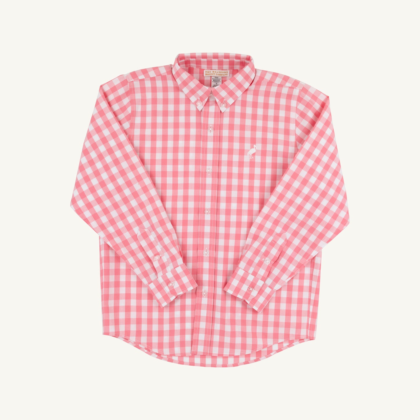 Beaufort Bonnet Dean's List Dress Shirt - Parrot Cay Coral Check