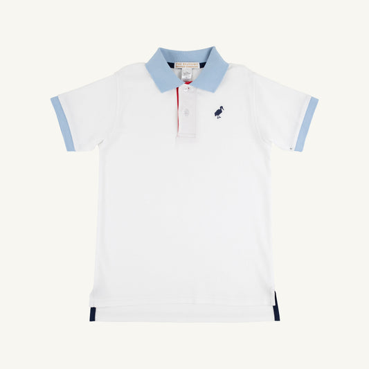 Beaufort Bonnet Prim & Proper Polo - Worth Avenue White