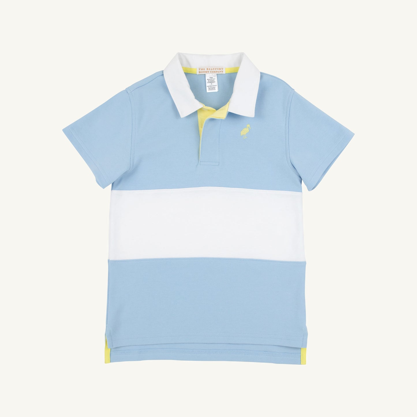 Beaufort Bonnet Short Sleeve Rollins Rugby Shirt - Beale Street Blue, Lake W