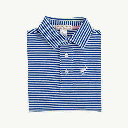 Beaufort Bonnet Prim & Proper Polo & Onesie - Rockefeller Royal Stripe