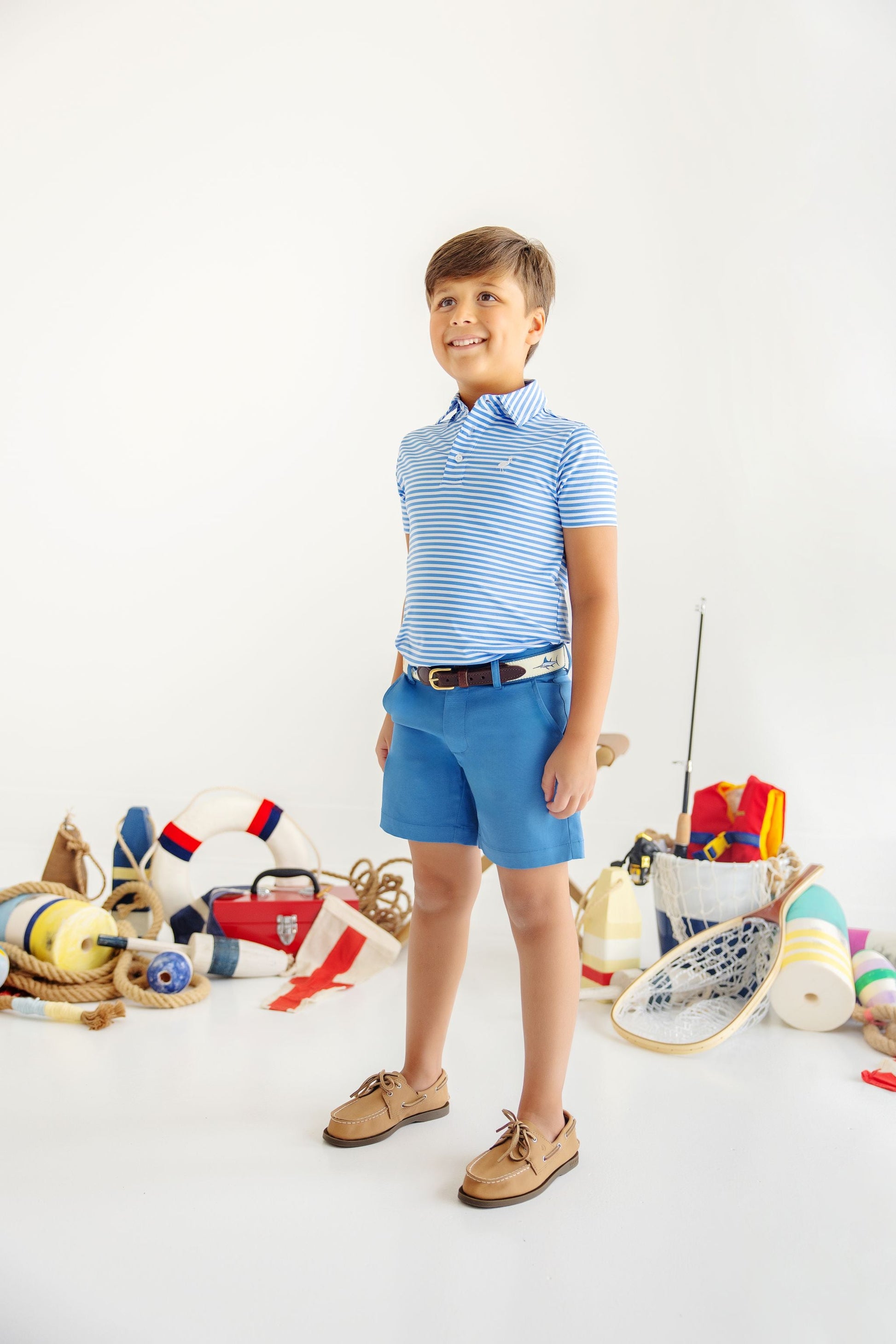 Beaufort Bonnet Prepletic™ Charlie's Chinos - Wood Boat Blue