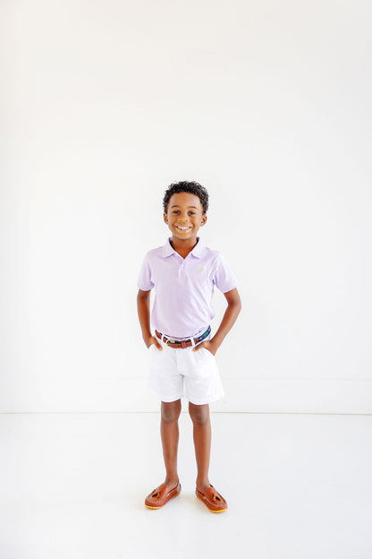 Beaufort Bonnet Charlie's Chinos - Worth Avenue White with Multicolor Stork