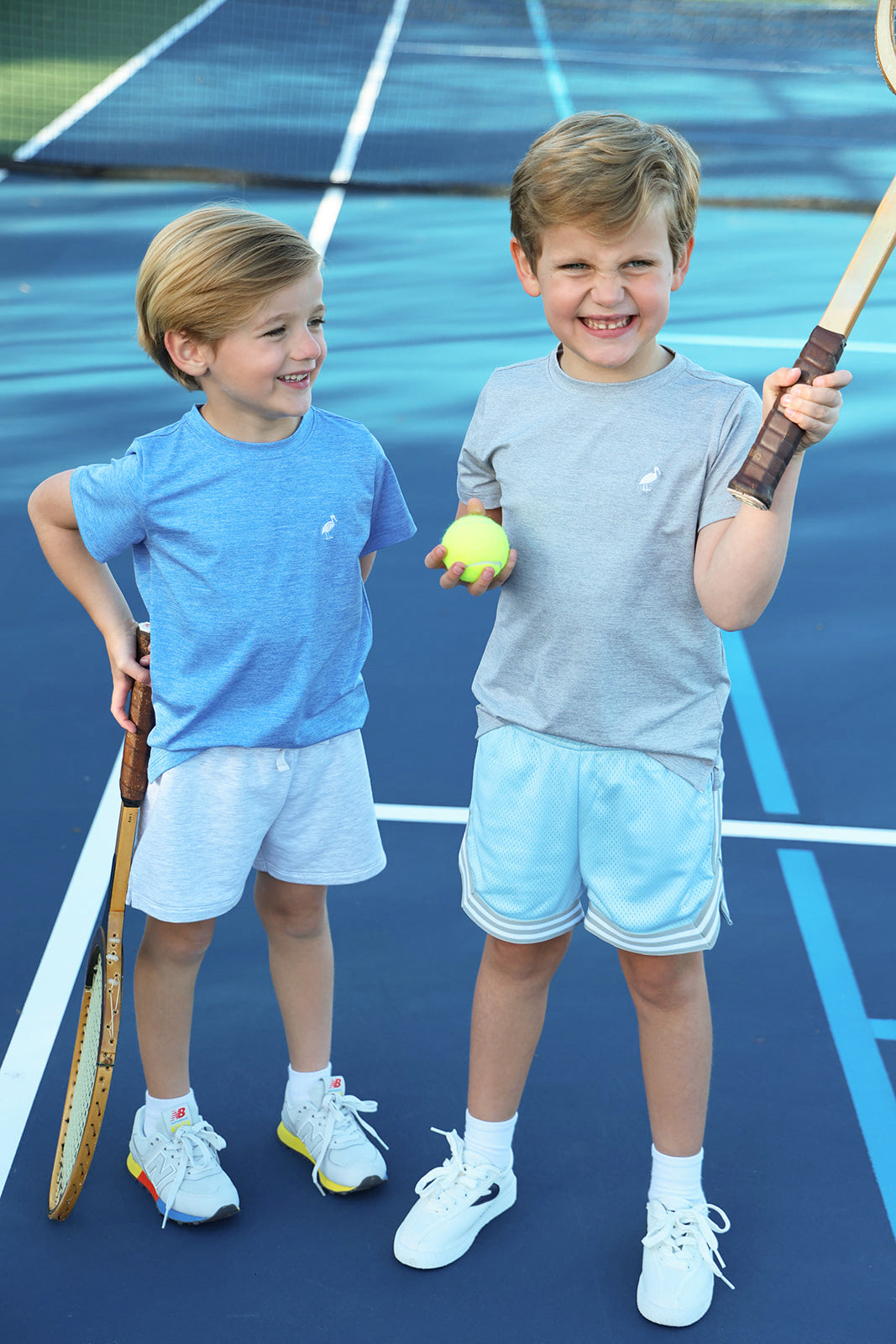 Beaufort Bonnet Sullivan Shorts - Grantley Gray & Beale Street Blue