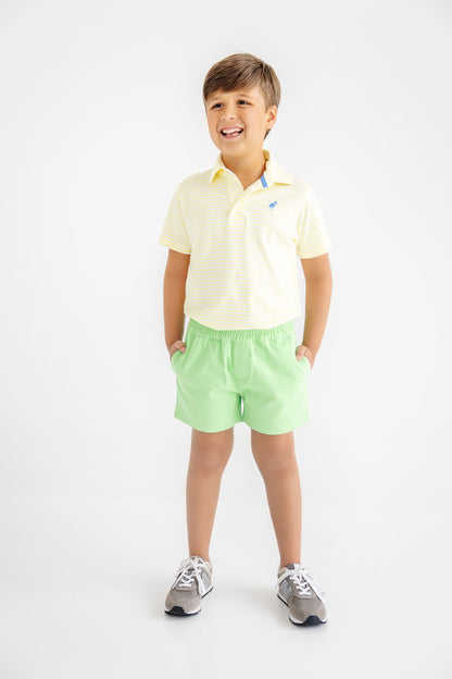 Beaufort Bonnet Sheffield Shorts - Lexington Lime & Saratoga Stone Stork