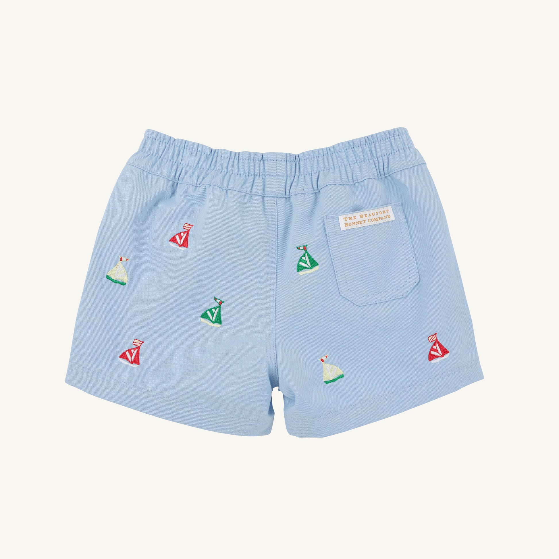 Beaufort Bonnet Critter Sheffield Shorts - Beale Street Blue & Sailboats