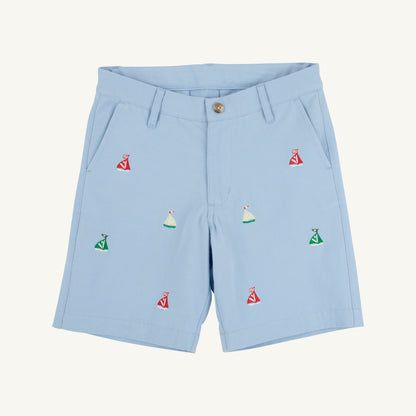Beaufort Bonnet Critter Charlie Chino's - Beale Street Blue & Sailboats