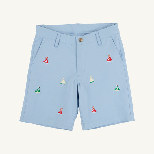 Beaufort Bonnet Critter Charlie Chino's - Beale Street Blue & Sailboats