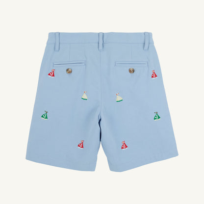 Beaufort Bonnet Critter Charlie Chino's - Beale Street Blue & Sailboats