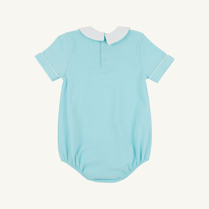 Beaufort Bonnet Short Sleeve Biltmore Bubble - Edisto Egg Blue